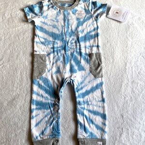 Burt’s Bees Baby hand-dyed short sleeved romper